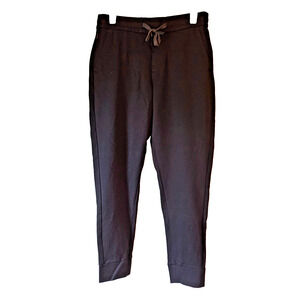 Bonobos Jogger Sweatpants Black Pull On Tapered Mens Small Short Athletic Lounge